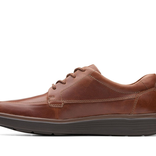 Clarks Un Abode Ease Dark Tan Leather - Wide Width