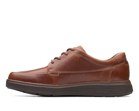 Clarks Un Abode Ease Dark Tan Leather - Wide Width