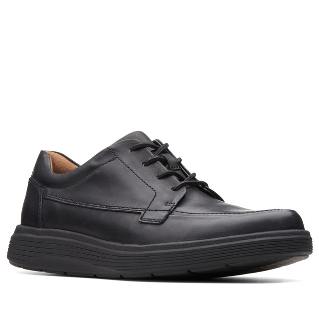 Clarks Un Abode Ease Black Leather - Wide Width