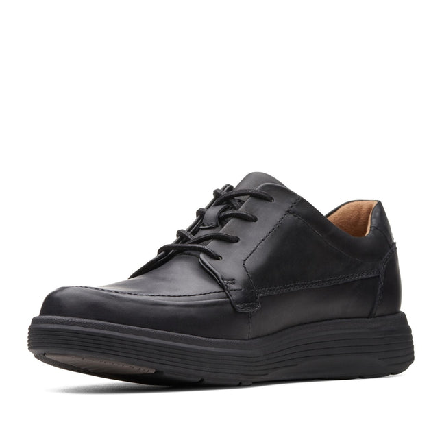 Clarks Un Abode Ease Black Leather - Wide Width