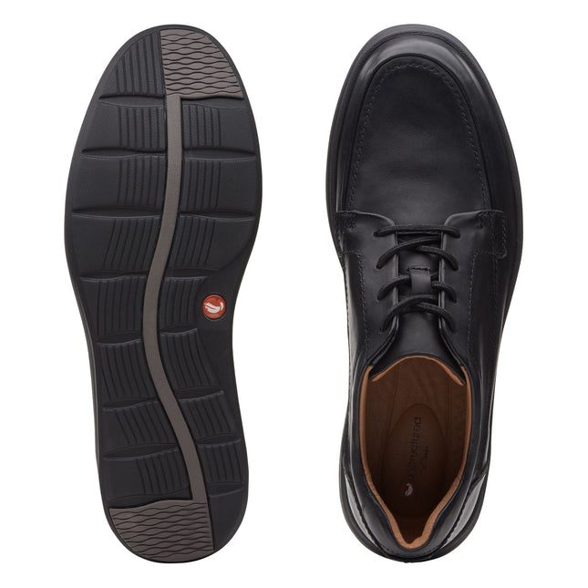 Clarks Un Abode Ease Black Leather - Wide Width