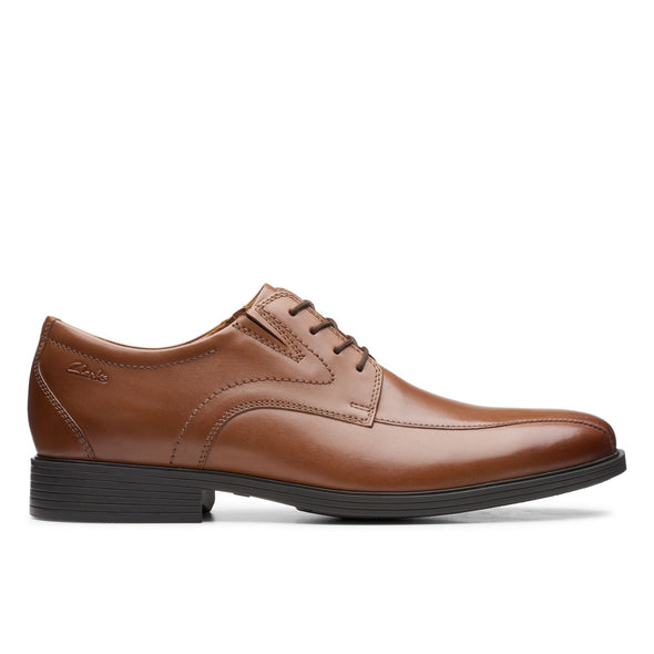 Clarks Whiddon Pace Dark Tan Leather