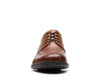 Clarks Whiddon Pace Dark Tan Leather