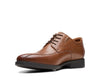 Clarks Whiddon Pace Dark Tan Leather