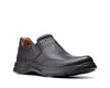 Clarks Un Brawley Step Black Leather Standard Width