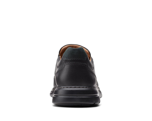 Clarks Un Brawley Step Black Leather Standard Width