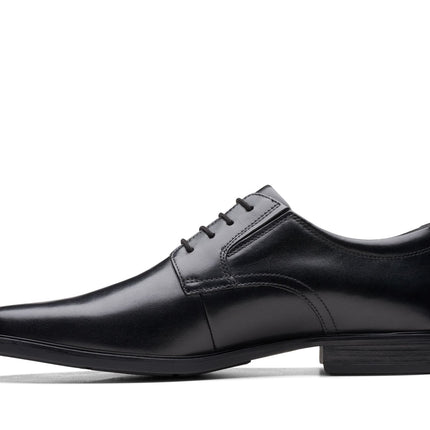 Clarks Howard Walk Black Leather - Standard Width