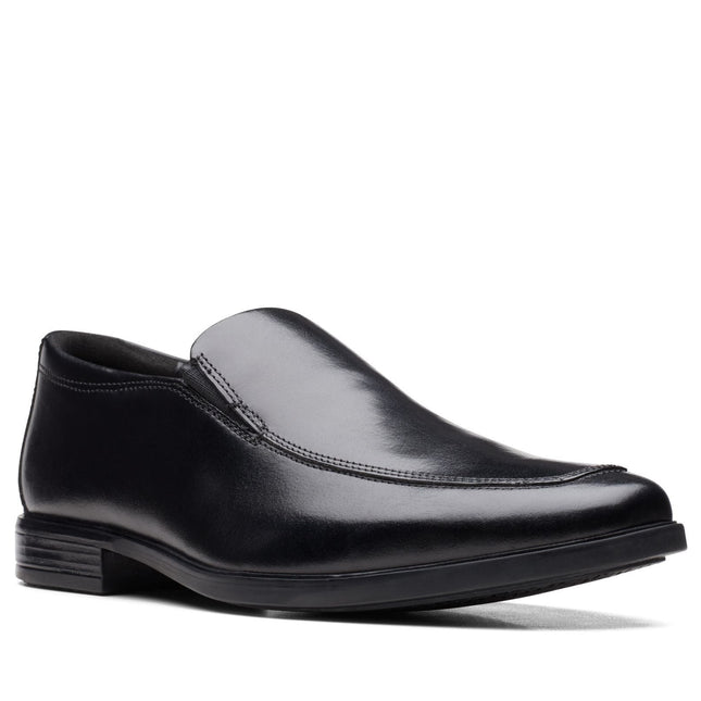 Clarks Howard Edge Black Leather