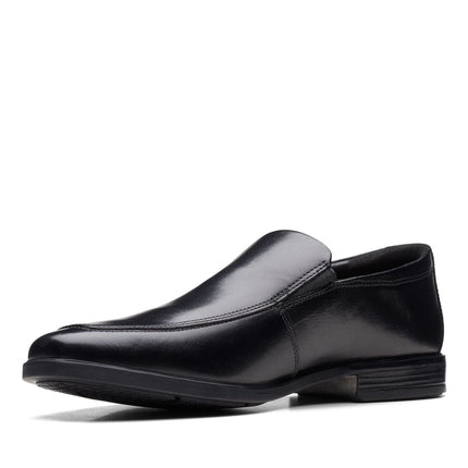 Clarks Howard Edge Black Leather