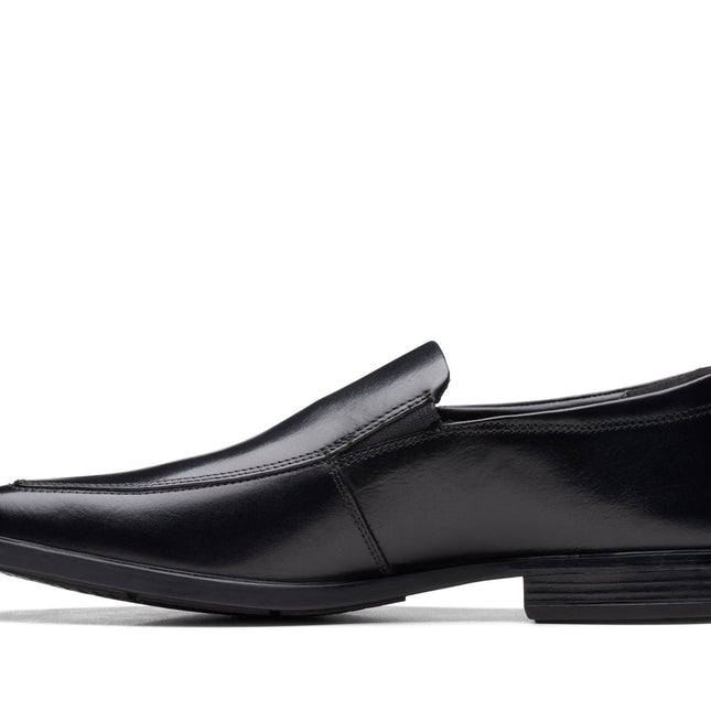 Clarks Howard Edge Black Leather