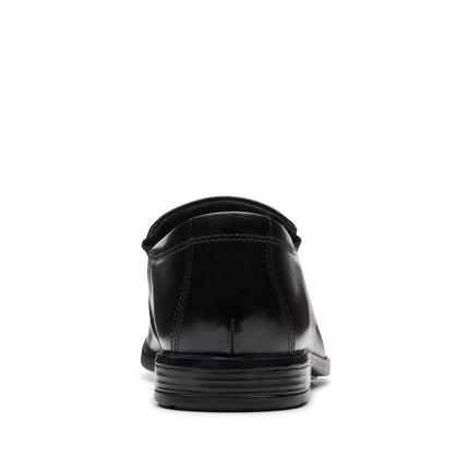 Clarks Howard Edge Black Leather