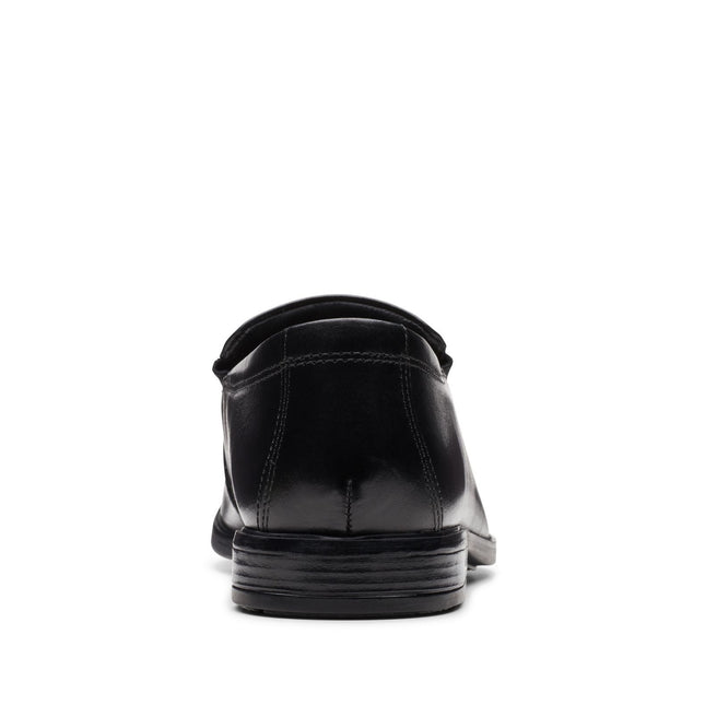 Clarks Howard Edge Black Leather