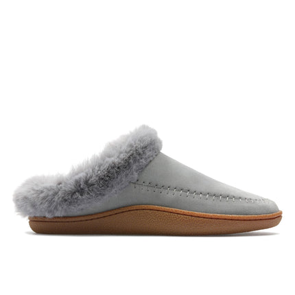 Clarks Pilton Home Grey Suede