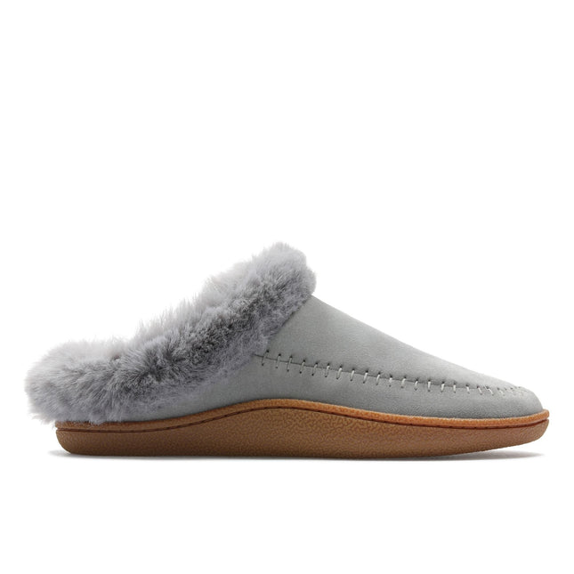 Clarks Pilton Home Grey Suede