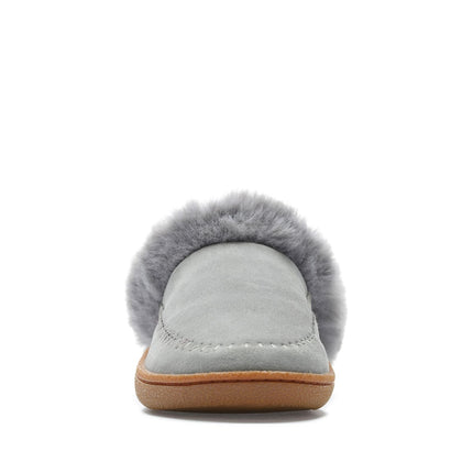 Clarks Pilton Home Grey Suede