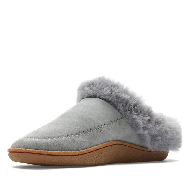 Clarks Pilton Home Grey Suede