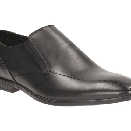 Clarks Bampton Free Black Leather