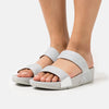 Fitflop Lottie Glitz Slide Silver