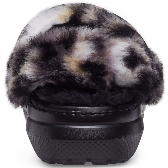 Crocs Classic Fur Sure W Black/Multi