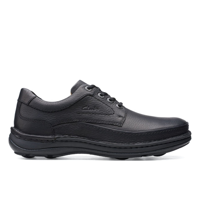 Clarks Nature Three Black Leather