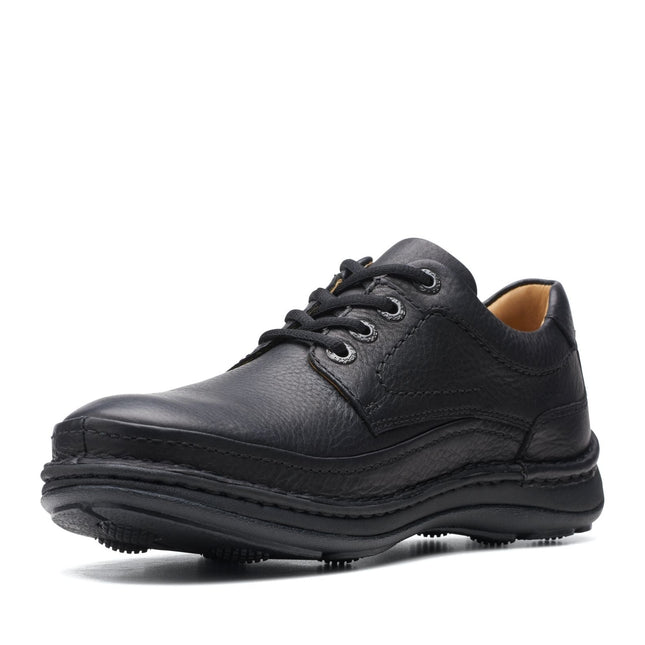 Clarks Nature Three Black Leather