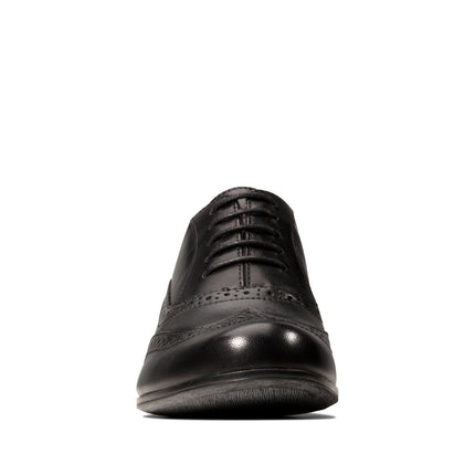 Clarks Hamble Oak Black Leather