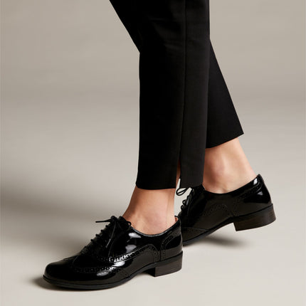 Clarks Hamble Oak Black Patent
