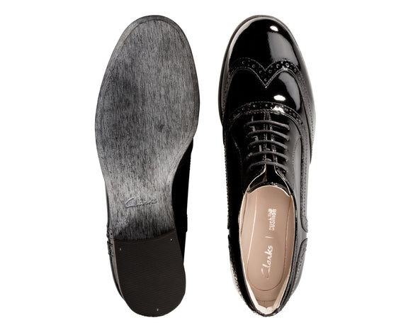 Clarks Hamble Oak Black Patent