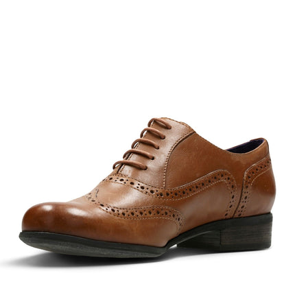 Clarks Hamble Oak Dark Tan Leather