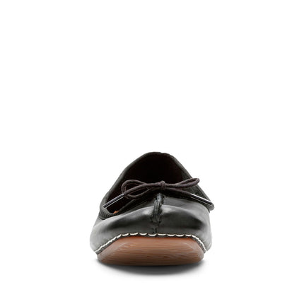 Clarks Freckle Ice Black Leather
