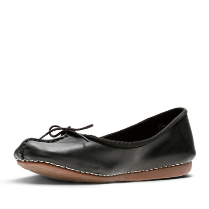 Clarks Freckle Ice Black Leather