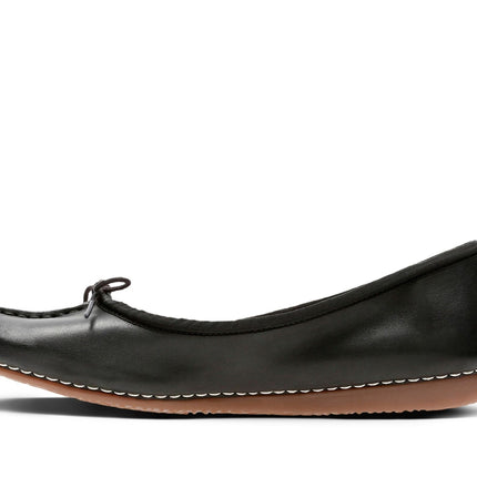 Clarks Freckle Ice Black Leather