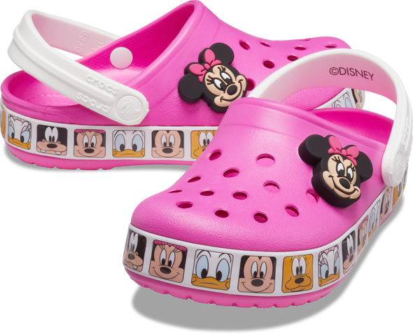 Crocs Minnie Mouse Band Clog T Electric Pink - Kids