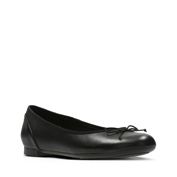 Clarks Couture Bloom Black Leather - Standard Width