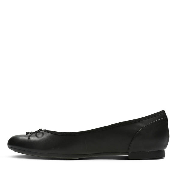 Clarks Couture Bloom Black Leather - Standard Fit
