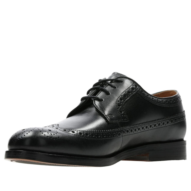 Clarks Prangley Limit Black Leather G