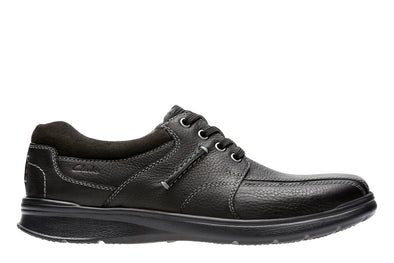 Clarks Cotrell Walk Black Oily Leather - Standard Fit