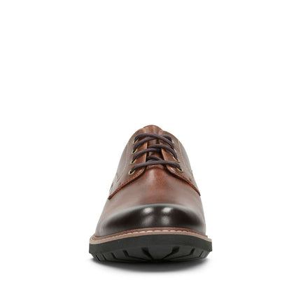 Clarks Batcombe Hall Dark Tan Leather