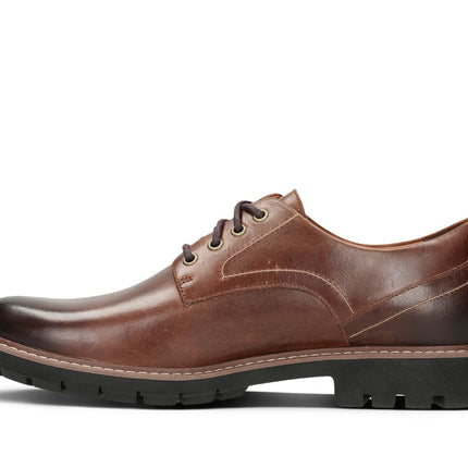 Clarks Batcombe Hall Dark Tan Leather