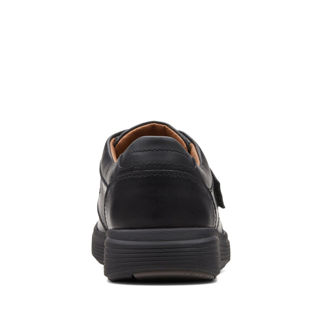 Clarks Un Abode Strap Black Leather - Wide Width