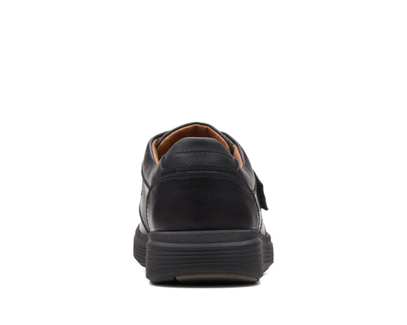 Clarks Un Abode Strap Black Leather - Wide Width