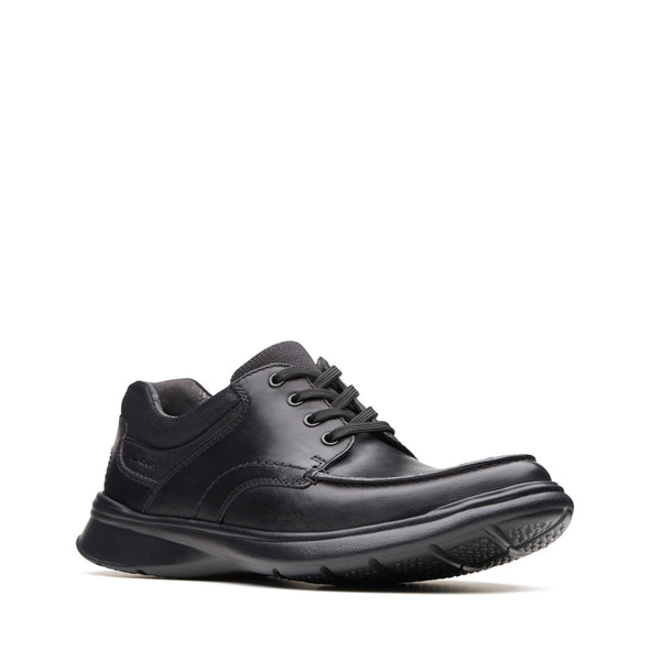 Clarks Cotrell Edge Black Smooth Leather - Standard Width