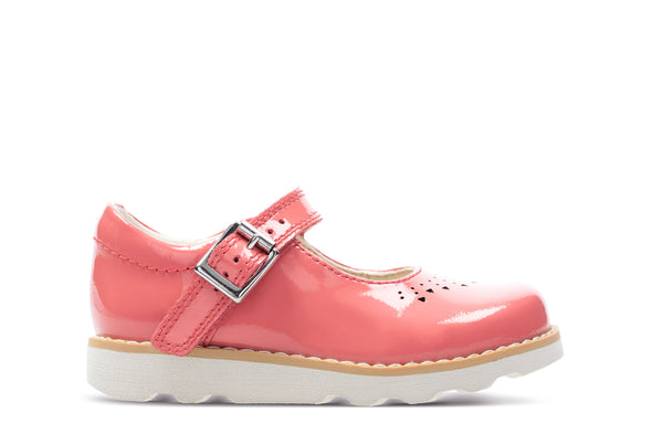 Clarks Crown Jump Coral Patent