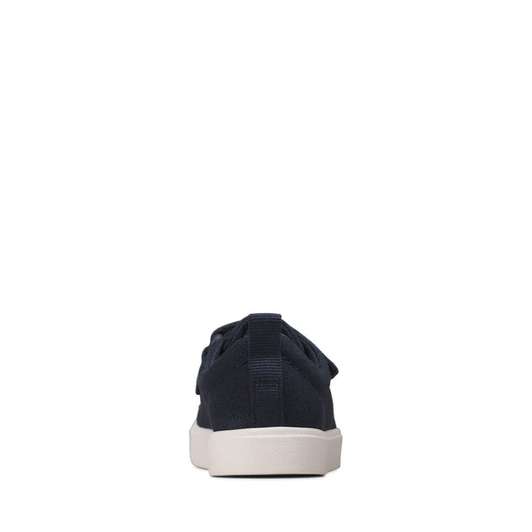 Clarks City Bright Toddler Navy Canvas