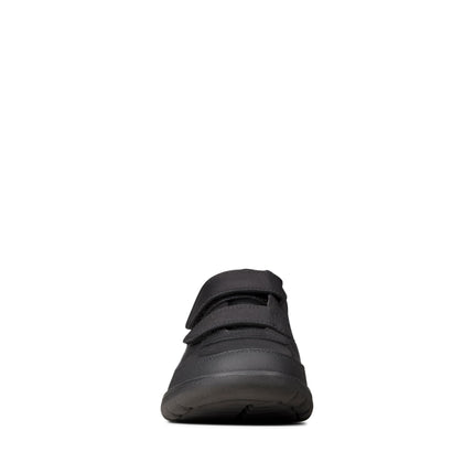 Clarks Scape Flare Black Leather - Extra Wide Width