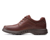 Clarks Un Brawley Lace Mahogany Leather - Wide Width