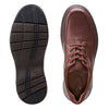 Clarks Un Brawley Lace Mahogany Leather - Wide Width
