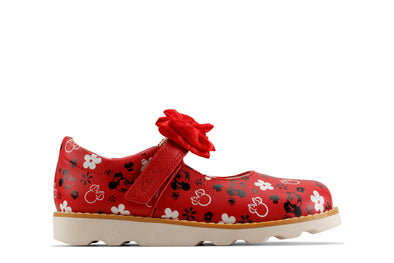Clarks Crown Bow Toddler Red