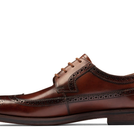 Clarks Oliver Wing Dark Tan Leather