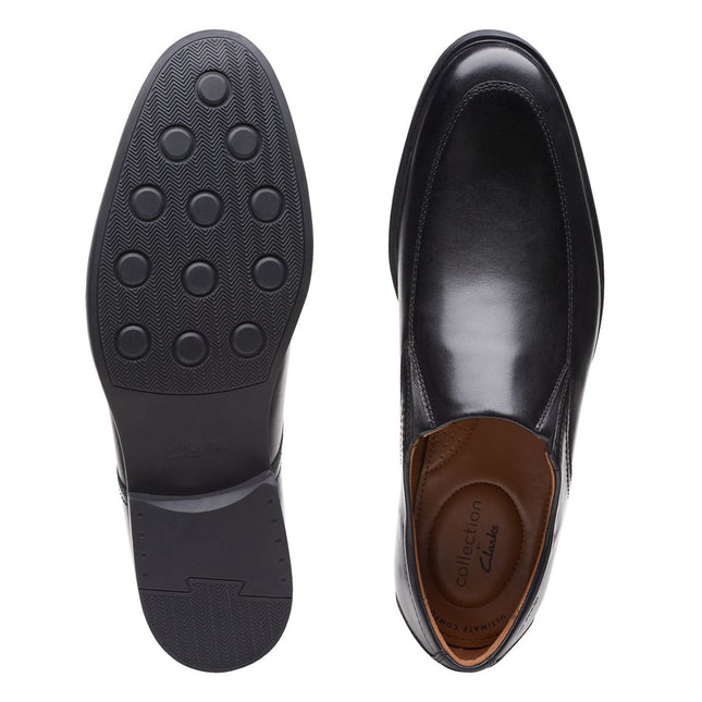 Clarks Whiddon Step Black Leather